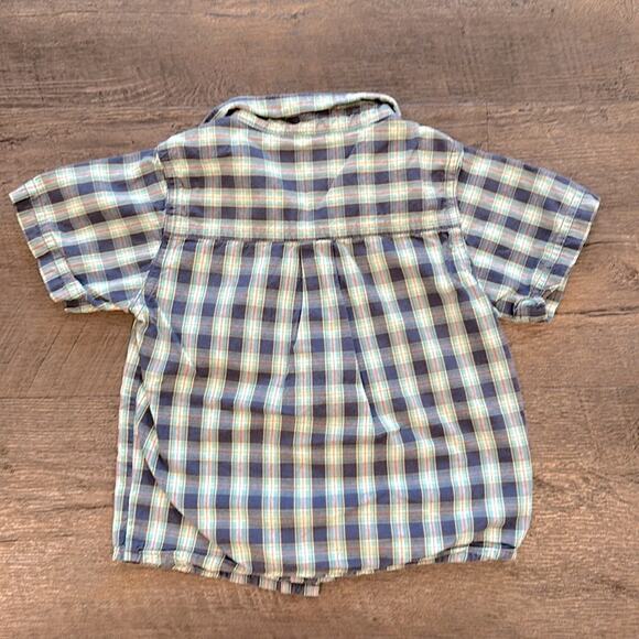 Carter’s/Osh Kosh B’gosh 18 Month BUNDLE (2) Plaid Button Down Shirts - Picture 12 of 12